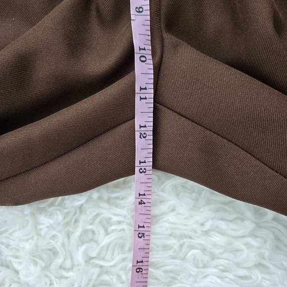 Alfred Dunner Classics Pull On Easy Pants With Pockets. Brown. Size 8. New. - Picture 5 of 8